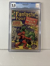 Fantastic Four # 25 (1964) CGC 2.5–Hulk vs. Thing  Marcel Comics Vintage picture