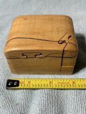 Dave Ross Wooden Jewelry Box Dave Ross Wooden Puzzle Box Signed Box By Dave Ross picture