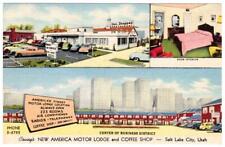 ca 1930-1950 Salt Lake City UT Covey's Motor Lodge - interior and exterior views picture