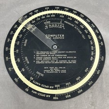 VTG True Airspeed circular slide-rule Computer G. Felsenthal & sons Black FNA-26 picture