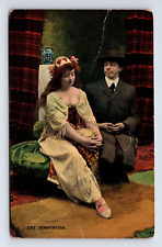 DB Postcard The Temptation Couples Humor picture