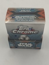 New Sealed 2021 Topps Chrome Star Wars Chrome Legacy Hobby Master Box  2 Mini picture