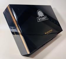 Atabey Black Ritos Humidor Cigar Box Rare Quality Wood Decor Cigars Wooden picture