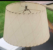 Original 1950s Atomic MCM Fiberglass Drum Shade 14