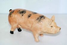 Vtg Acorn Porcelain Pig Figurine Hand Painted Made in UK England picture