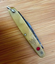 Vintage Schatt & Morgan 2-Blade Pocket Knife W/ Waterfall Handles  picture