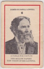 James Russell Lowell (Famous Poet) Collectible Playing Card picture