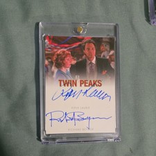 2025 Rittenhouse Twin Peaks Log Lady dual autograph Piper Laurie Richard Beymer picture