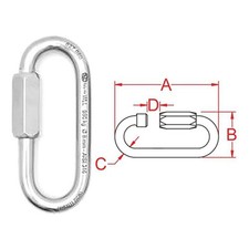 16984 QUICK LINK OVAL LONG 3.5