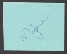 Mia Farrow, actress - autograph picture