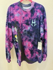 NWT RARE Disney Parks Maleficent Villains Tie Dye Spirit Jersey Adult M picture