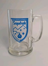Vintage 1970's Sugarbush Ski Mountain Vermont Beer Pint Glass/Mug picture