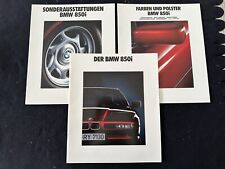 1992 BMW 850i Huge GERMAN Sales Brochure Set E31 8 Series Color Equipmnt Catalog picture