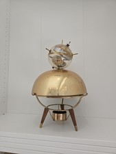 Vintage 1960s West Germany Sputnik Weather Station with Brass Tripod Custom Base picture