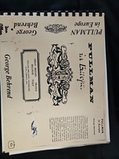 Pullman In Europe, George Behrend, Ian Allan Ltd, 1962, Plastic Comb-bound Copy picture