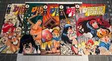 DIRTY PAIR FATAL BUT NOT SERIOUS  1 2 3 4 5 set  BABES - JAPANESE MANGA 1995 NM+ picture