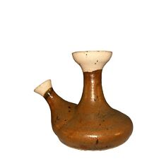Vintage Japanese Handmade  Stoneware Saki Warming Pot picture