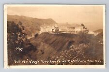 Catalina IslCA-California RPPC Wrigley's Home Real Photo c1920 Vintage Postcard picture