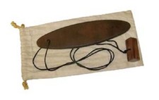 WOODEN BULL ROARER EARLY AMERICAN COLONIAL OLD FASHIONED ANTIQUE STYLE TOYS  picture