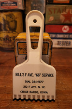 Vintage Advertising Ice Scraper, Bill's F Ave 