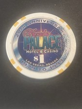 1.00 Chip from the Nevada Palace Casino Las Vegas Nevada 20th Anniversary picture