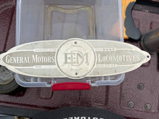 General Motors EMD Locomotive Builder Plate Class 0-4-4-0 Serial 22168 1956 picture