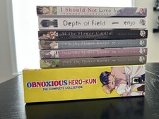 BL June 7 Manga Yaoi OBNOXIOUS HERO-KUN, Only The Flower Knows, Depth Of Field picture
