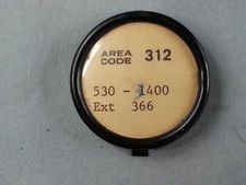 Antique Center Telephone Dial Rotary Number Cover 312-530-1400 Chicago picture