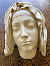 VTG.1982 Vatican's Dept. Of Scientific Research Museums Cast Marble Virgin Mary picture