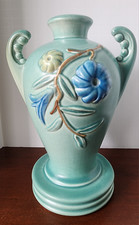 Stangl Table Lamp Base #5058 - Trumpet Vine Hand Painted 1938-1939 picture