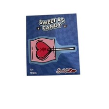 Dutch Bros Sweet As Candy Sticker Valentine Heart Lollipop Decal New picture