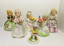 Lefton Birthday Girl Figurines: February, May, August, November, Any Month Plus picture