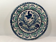 Vintage Fajalauza Granada Plates Blue White 9.5in Spanish Ceramic Wall Decor picture