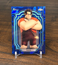 Wreck It Ralph Dark Blue Lava /75 SP 😱 2024 Topps Chrome Disney Case Hit picture