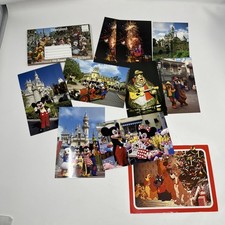 Vintage 1970s 80s Disneyland Postcard Lot 10 Cards And 26pc Book VTG  picture