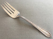 Big Cold Meat Fork Holmes Edwards IS International Silverplate Masterpiece 1932 picture