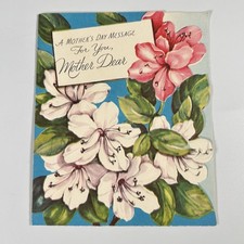 Vintage Mother’s Day Greeting Card Flowers American Greetings Signed Wall Decor picture