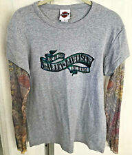 2007 Ladies Dudley Perkins Harley Davidson San Francisco Tattoo Sleeve T-Shirt L picture