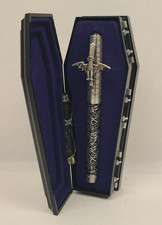Disney Haunted Mansion 45th Anniversary Gargoyle Executive Pen 2014 Coffin Case picture