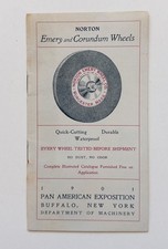 1901 Pan American Exposition Norton Emery Wheel Brochure Buffalo NY Tiger RARE picture