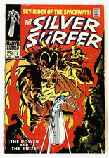 The Silver Surfer #3 1968 Marvel Comics KEY 1st Appearance Mephisto Buscema picture