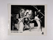 Wishbone Ash Photograph Original Black And White Press Promotion Circa 1980s picture