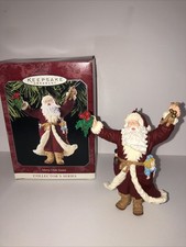 Vintage 1998 Hallmark Keepsake Ornament - #9 In Series Merry Olde Santa - picture