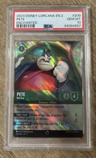 2023 Disney Lorcana Pete Enchanted #209 PSA 10 picture