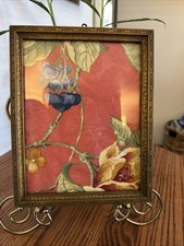 Vintage Ornate Wood Picture Frame 8x10 Gold Gilt Victorian Style With Glass picture