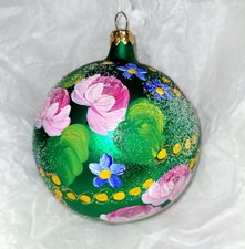 Christopher Radko Field Blossom Ball Ornament 96-064-0 EUC picture