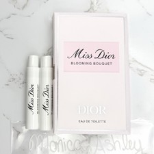 2x Dior MISS DIOR BLOOMING BOUQUET Eau De Toilette Spray Sample Vial 1ml, New picture