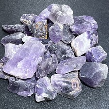 Purple Amethyst Crystal Stones From Rwanda Rough Raw Genuine Mineral picture