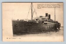 Steamship, Le Chicago, Vintage Postcard picture