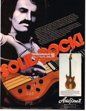 1980 ARIA PRO II  TS-500 Electric Guitar art Vintage Print Ad picture